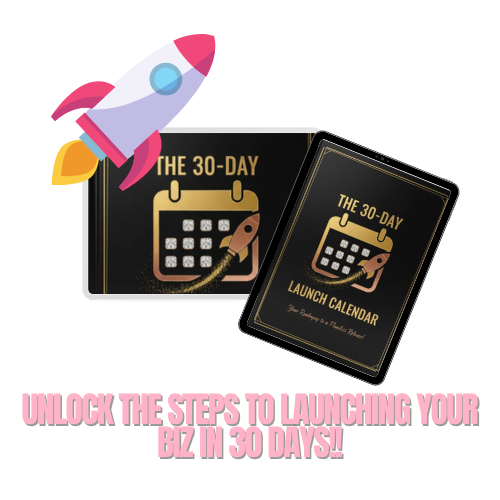 30 Day Launch Calendar